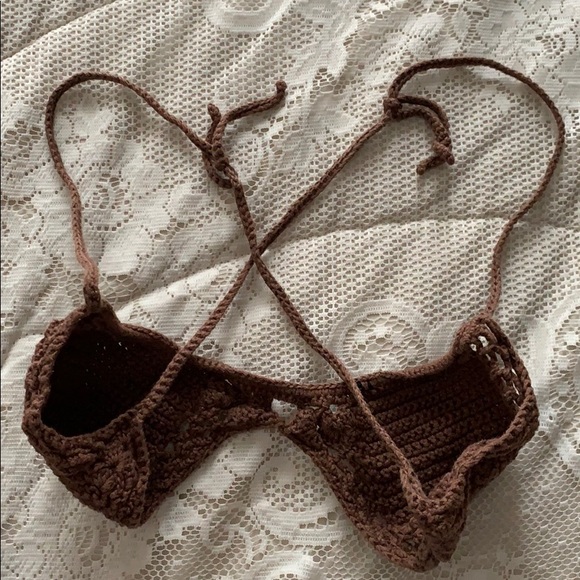 Crocheted brallette - Picture 2 of 2